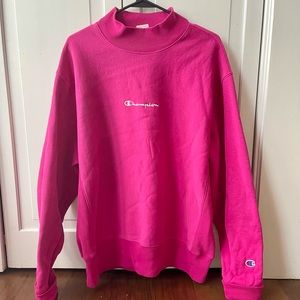pink Champion sweatshirt